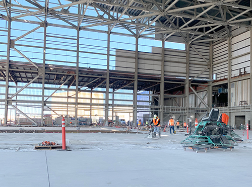 LAX Aircraft Hanger Slab